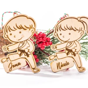 Personalized Martial Arts Ornament