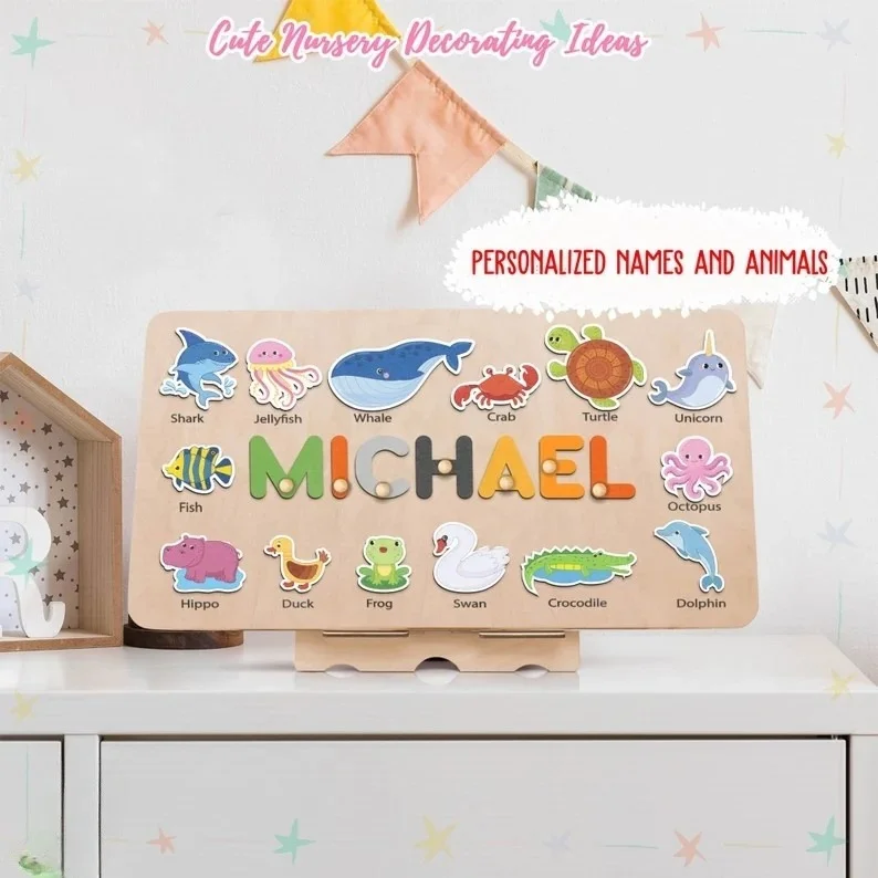 Sea Animal Name Puzzle
