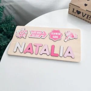 Personalized gift puzzle Custom color