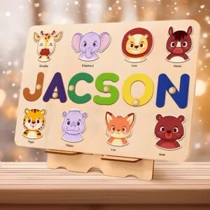 Personal Handmade Wooden Puzzle | Newborn Toddler